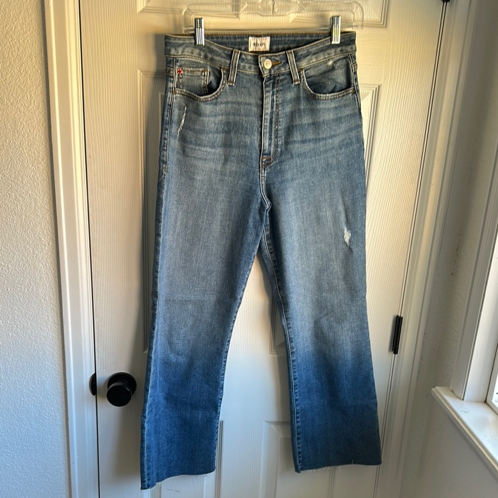 Hudson Fallon High Rise Straight Crop Jean